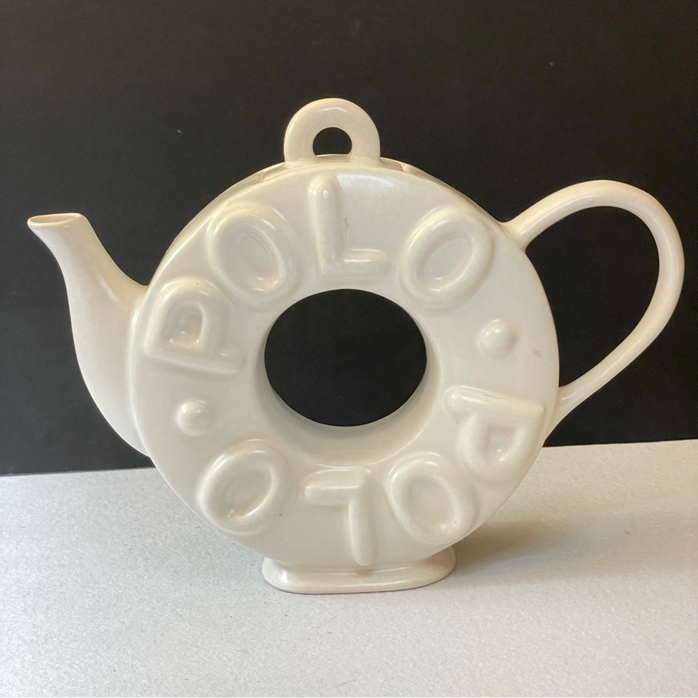 Vintage  Ceramic Polo Mint Teapot 1987